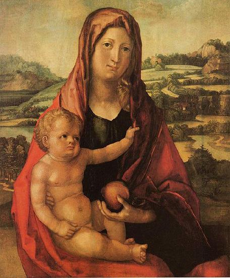 Albrecht Durer Maria mit Kind vor einer Landschaft France oil painting art